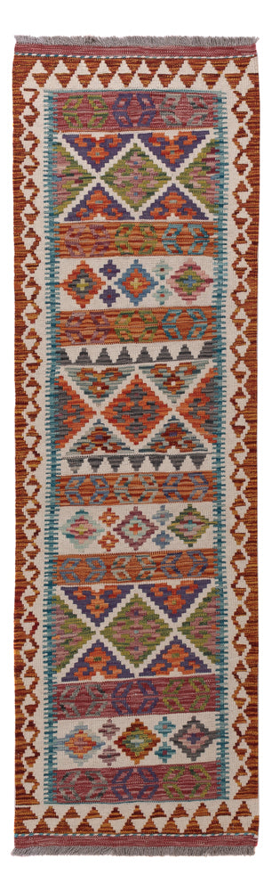 Runner Kelim Rug - Splash - 194 x 59 cm - multicolored