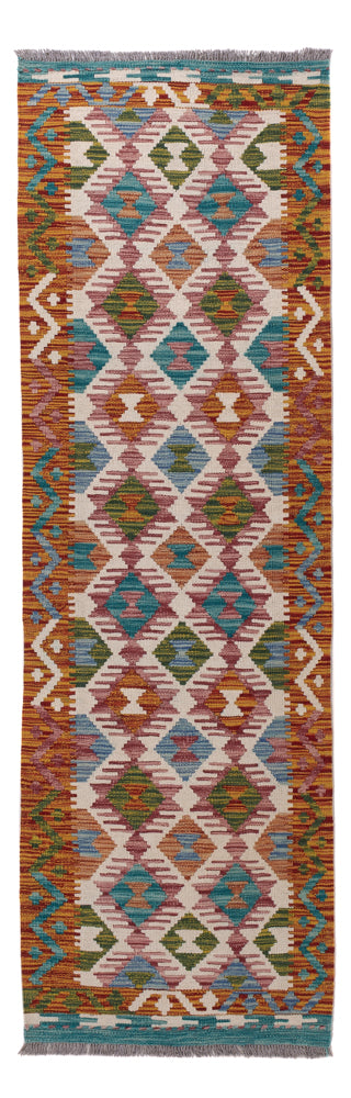 Runner Kelim Rug - Splash - 195 x 60 cm - multicolored