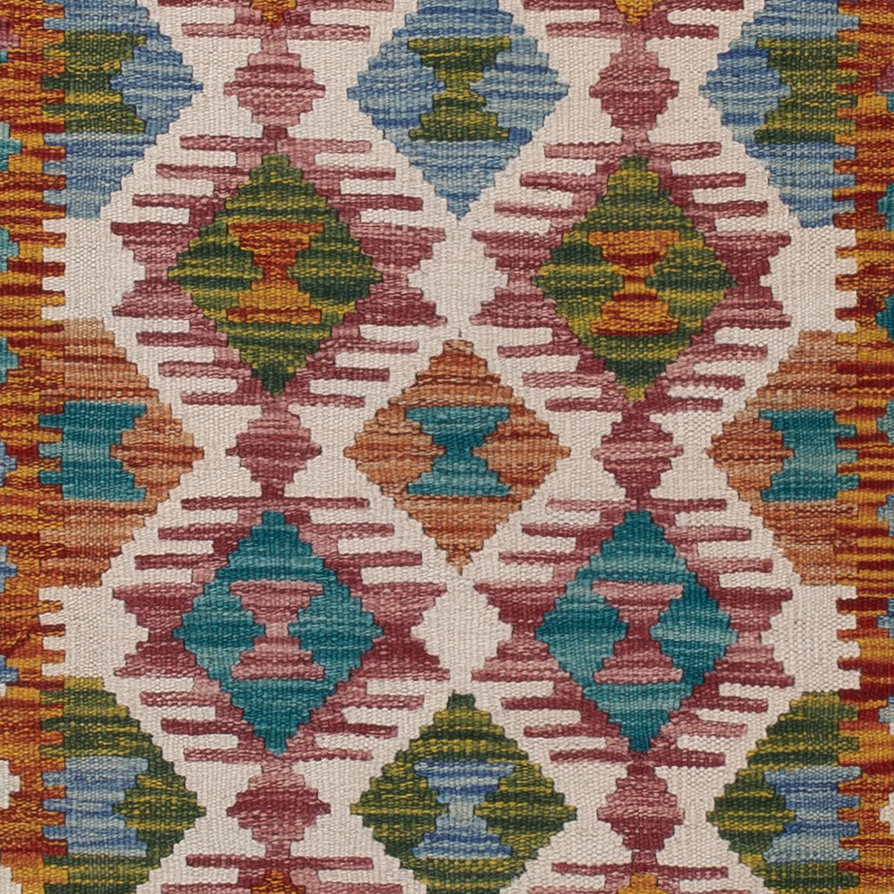 Runner Kelim Rug - Splash - 195 x 60 cm - multicolored