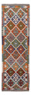 Runner Kelim Rug - Splash - 188 x 64 cm - multicolored