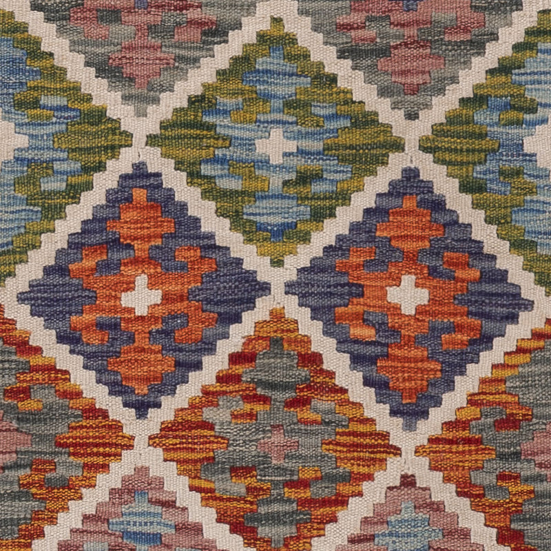 Runner Kelim Rug - Splash - 188 x 64 cm - multicolored