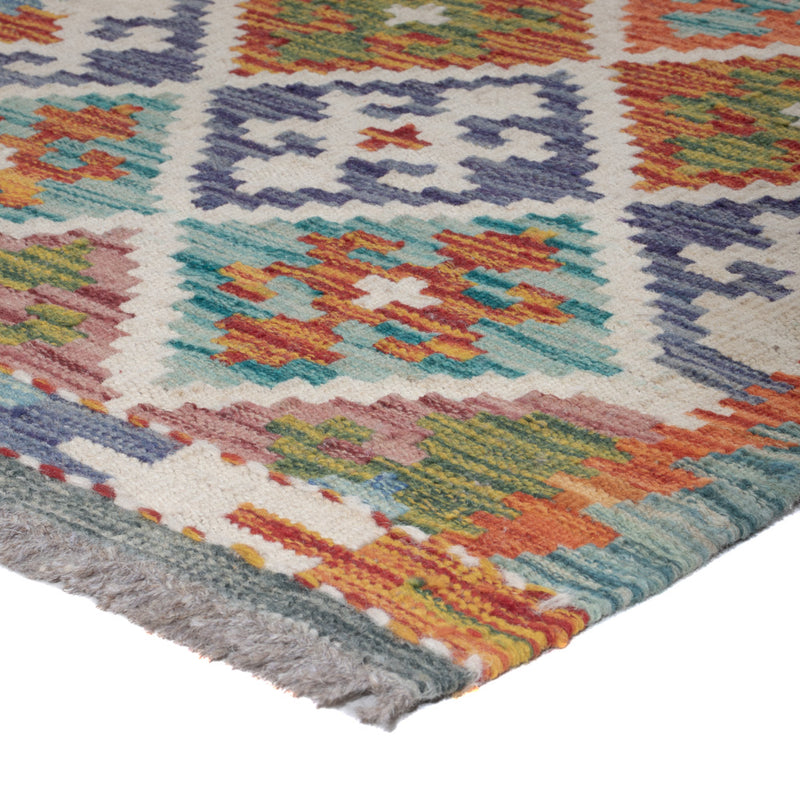 Runner Kelim Rug - Splash - 188 x 64 cm - multicolored