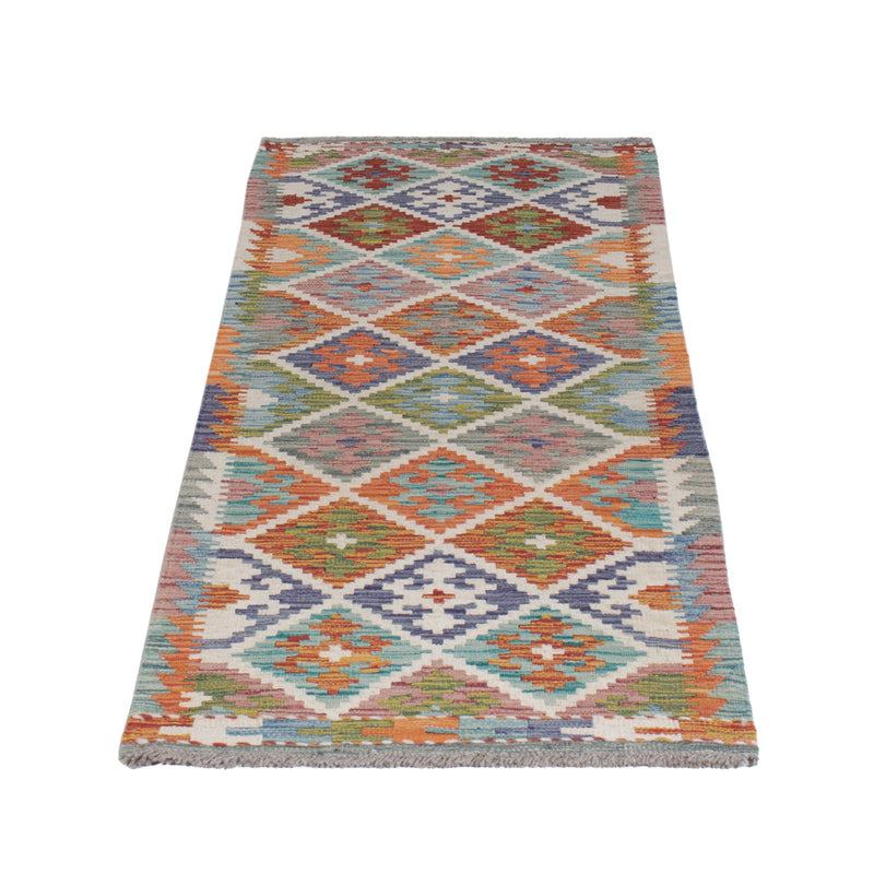 Runner Kelim Rug - Splash - 188 x 64 cm - multicolored