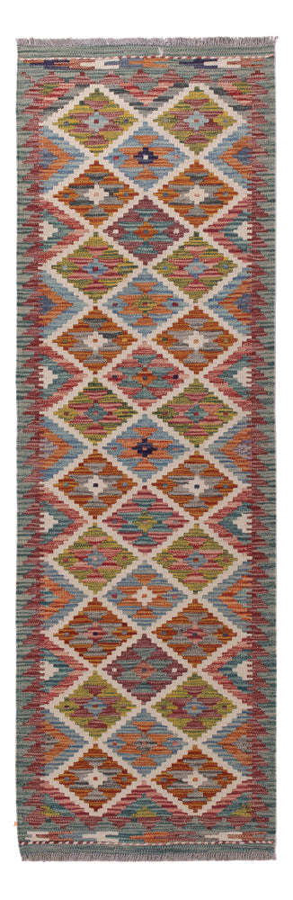 Runner Kelim Rug - Splash - 195 x 60 cm - multicolored