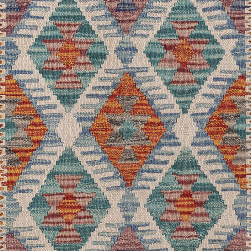 Runner Kelim Rug - Splash - 188 x 62 cm - multicolored