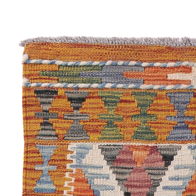 Runner Kelim Rug - Splash - 188 x 62 cm - multicolored