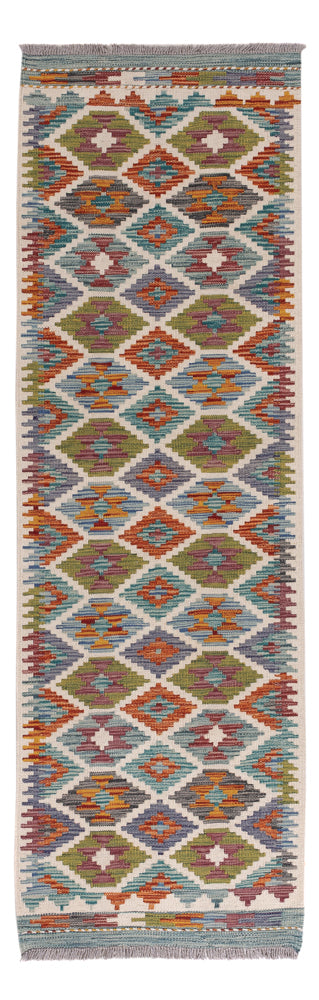 Runner Kelim Rug - Splash - 194 x 62 cm - multicolored
