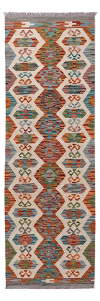 Runner Kelim Rug - Splash - 197 x 64 cm - multicolored