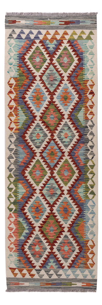 Runner Kelim Rug - Splash - 197 x 66 cm - multicolored