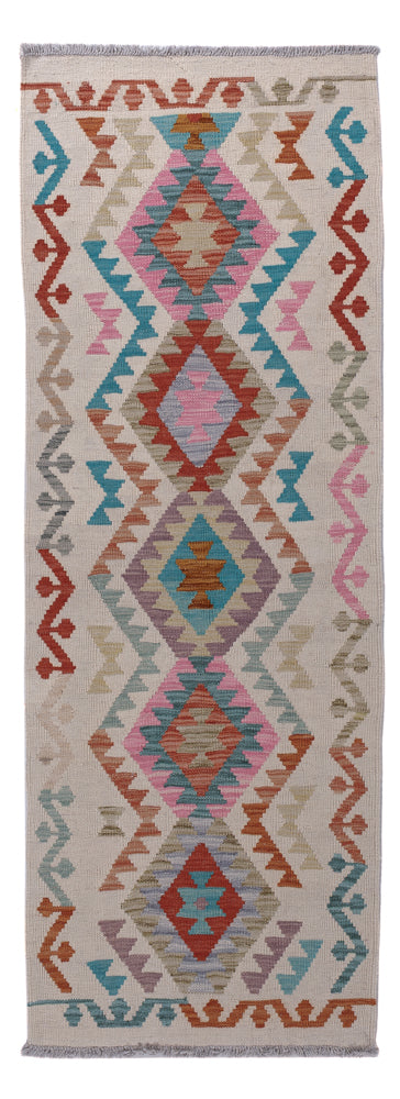 Runner Kelim Rug - Splash - 184 x 67 cm - multicolored