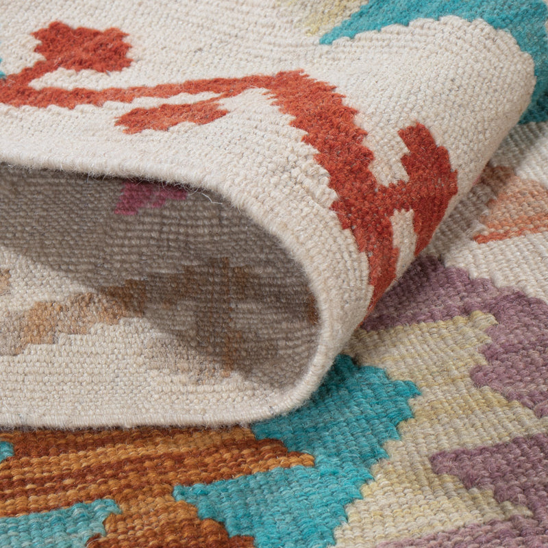 Runner Kelim Rug - Splash - 184 x 67 cm - multicolored