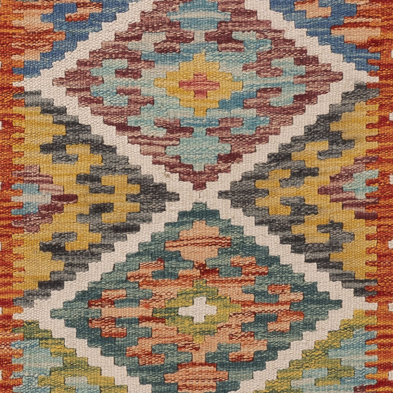 Runner Kelim Rug - Splash - 190 x 73 cm - multicolored