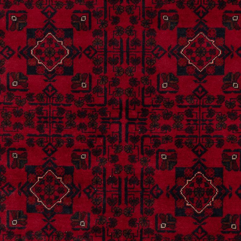 Afghan Rug - Kunduz - 242 x 161 cm - dark red