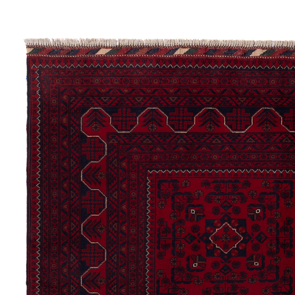 Afghan Rug - Kunduz - 233 x 170 cm - dark red