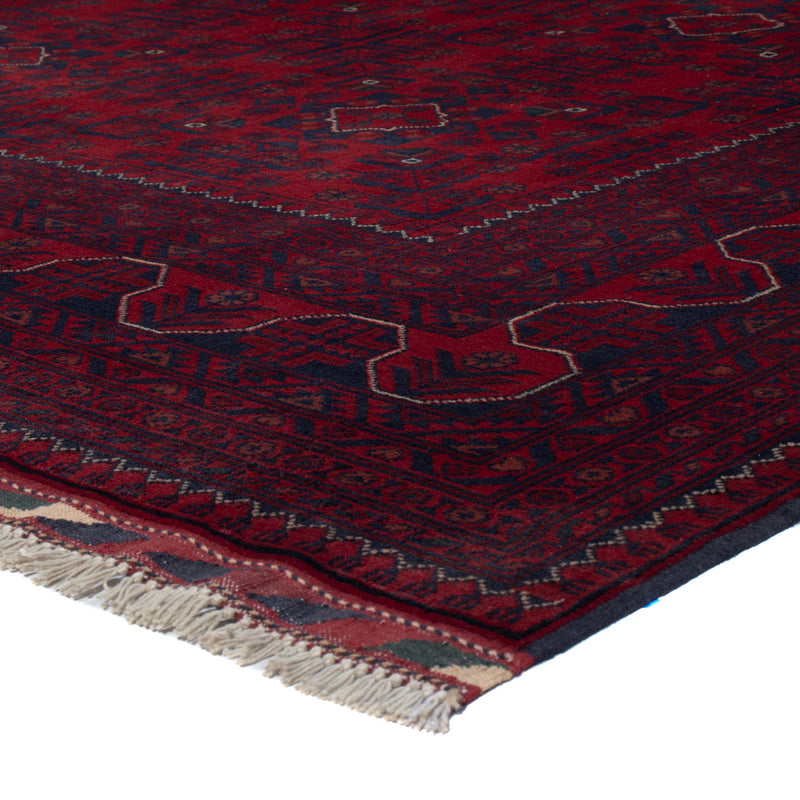 Afghan Rug - Kunduz - 233 x 170 cm - dark red