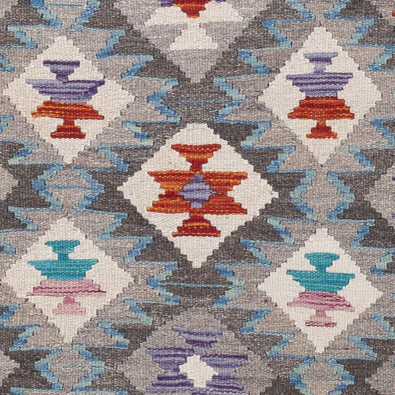 Runner Kelim Rug - Splash - 195 x 82 cm - multicolored
