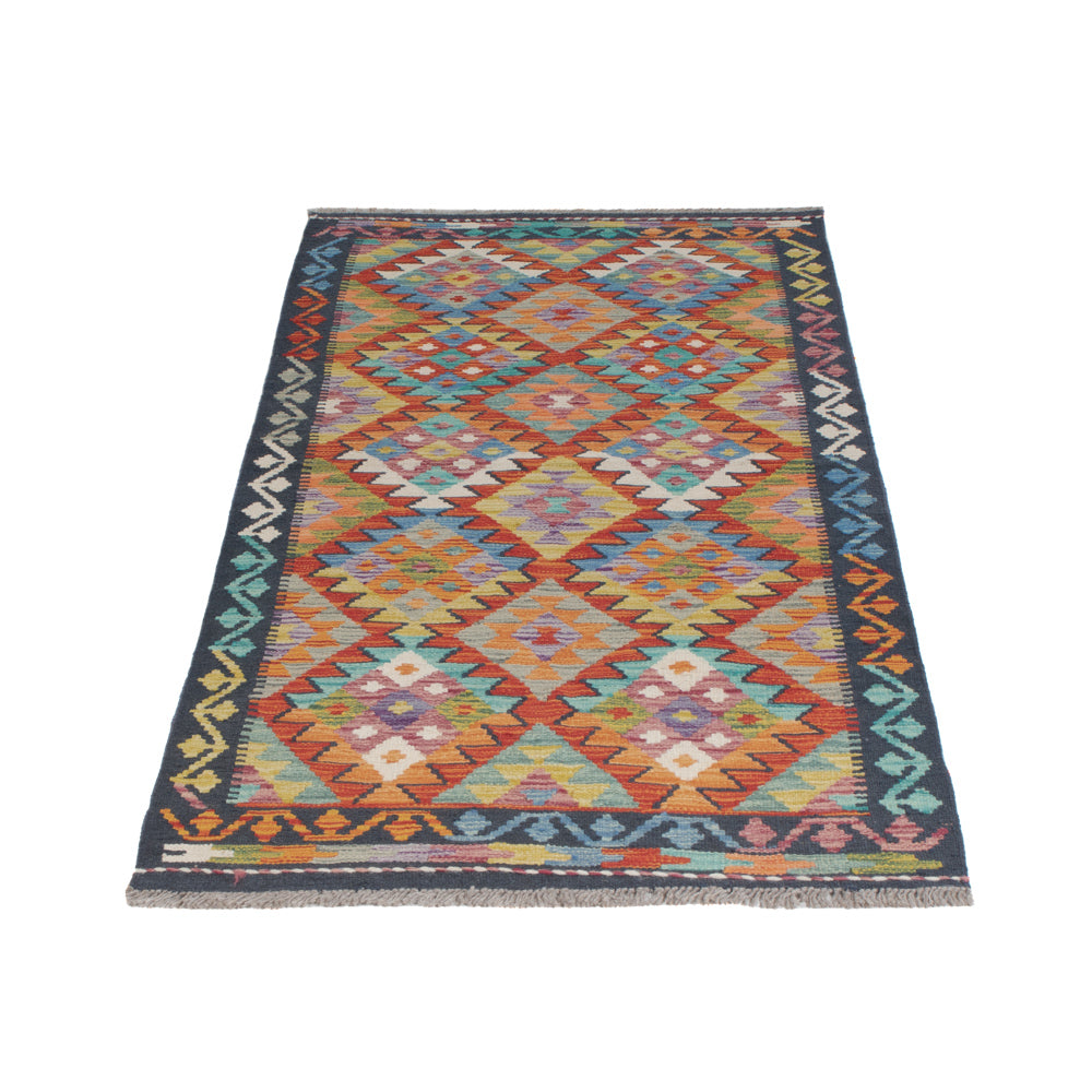 Runner Kelim Rug - Splash - 191 x 80 cm - multicolored