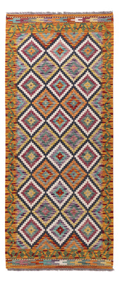 Runner Kelim Rug - Splash - 197 x 84 cm - multicolored