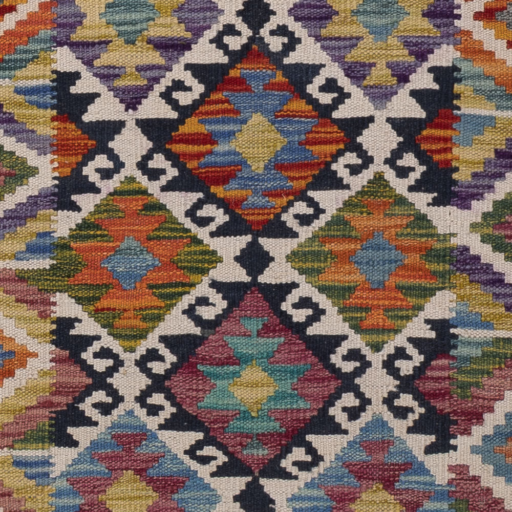 Runner Kelim Rug - Splash - 190 x 80 cm - multicolored