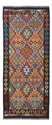 Runner Kelim Rug - Splash - 197 x 83 cm - multicolored