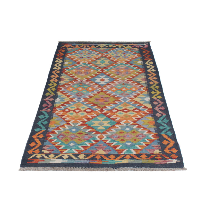Runner Kelim Rug - Splash - 197 x 83 cm - multicolored