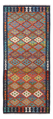 Runner Kelim Rug - Splash - 195 x 84 cm - multicolored