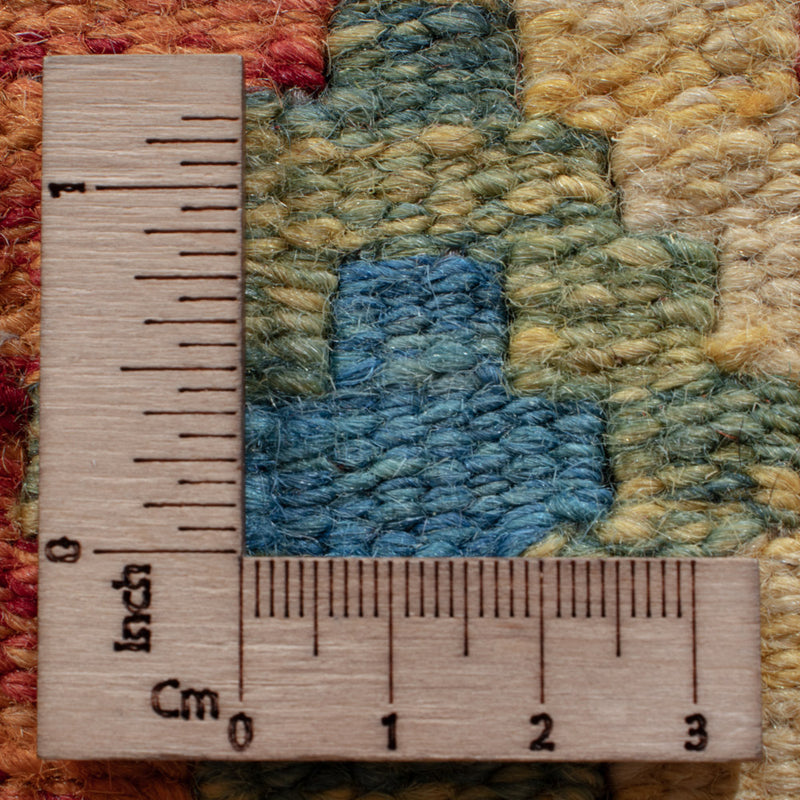 Runner Kelim Rug - Splash - 200 x 62 cm - multicolored