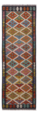 Runner Kelim Rug - Splash - 202 x 67 cm - multicolored