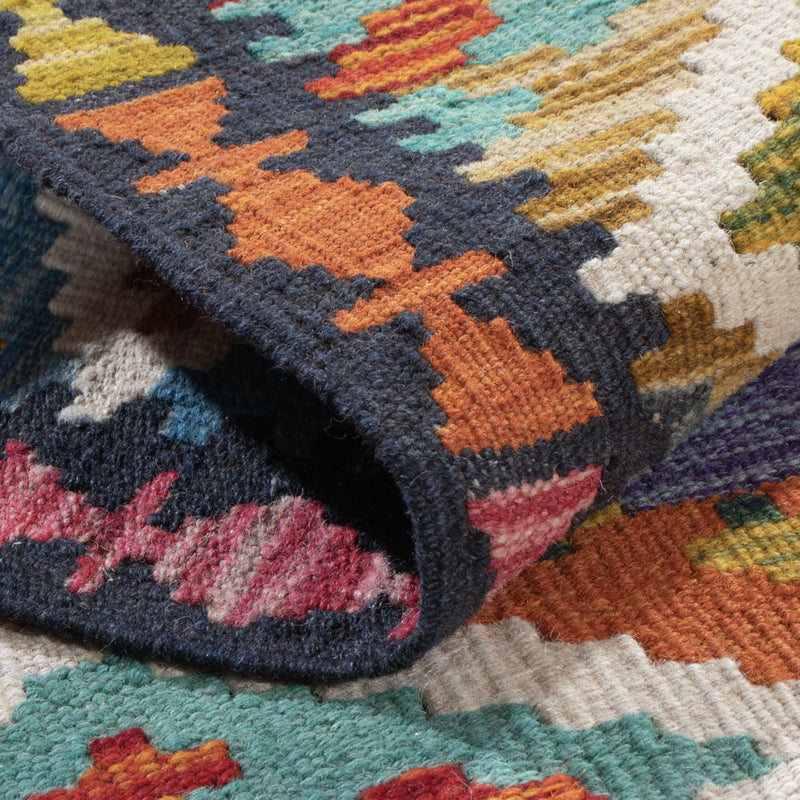 Kilim Maimana Rug 202x67cm - Wool Rug