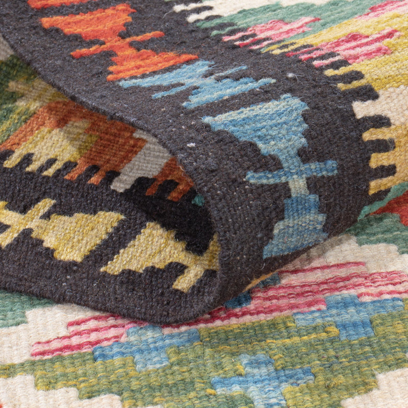 Kilim Maimana Rug 196x65cm - Wool Rug