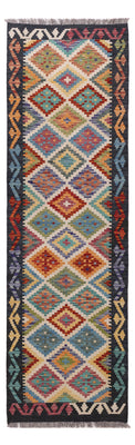 Runner Kelim Rug - Splash - 200 x 61 cm - multicolored