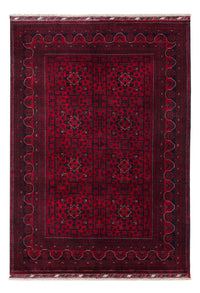 Afghan Rug - Kunduz - 238 x 168 cm - dark red