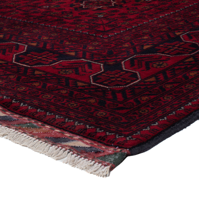 Afghan Rug - Kunduz - 239 x 170 cm - dark red