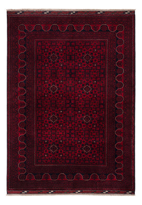 Afghan Rug - Kunduz - 235 x 164 cm - dark red