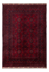 Afghan Rug - Kunduz - 236 x 167 cm - dark red