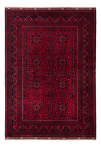 Afghan Rug - Kunduz - 235 x 167 cm - dark red