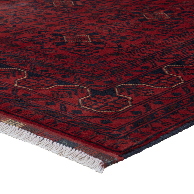 Afghan Rug - Kunduz - 229 x 171 cm - dark red