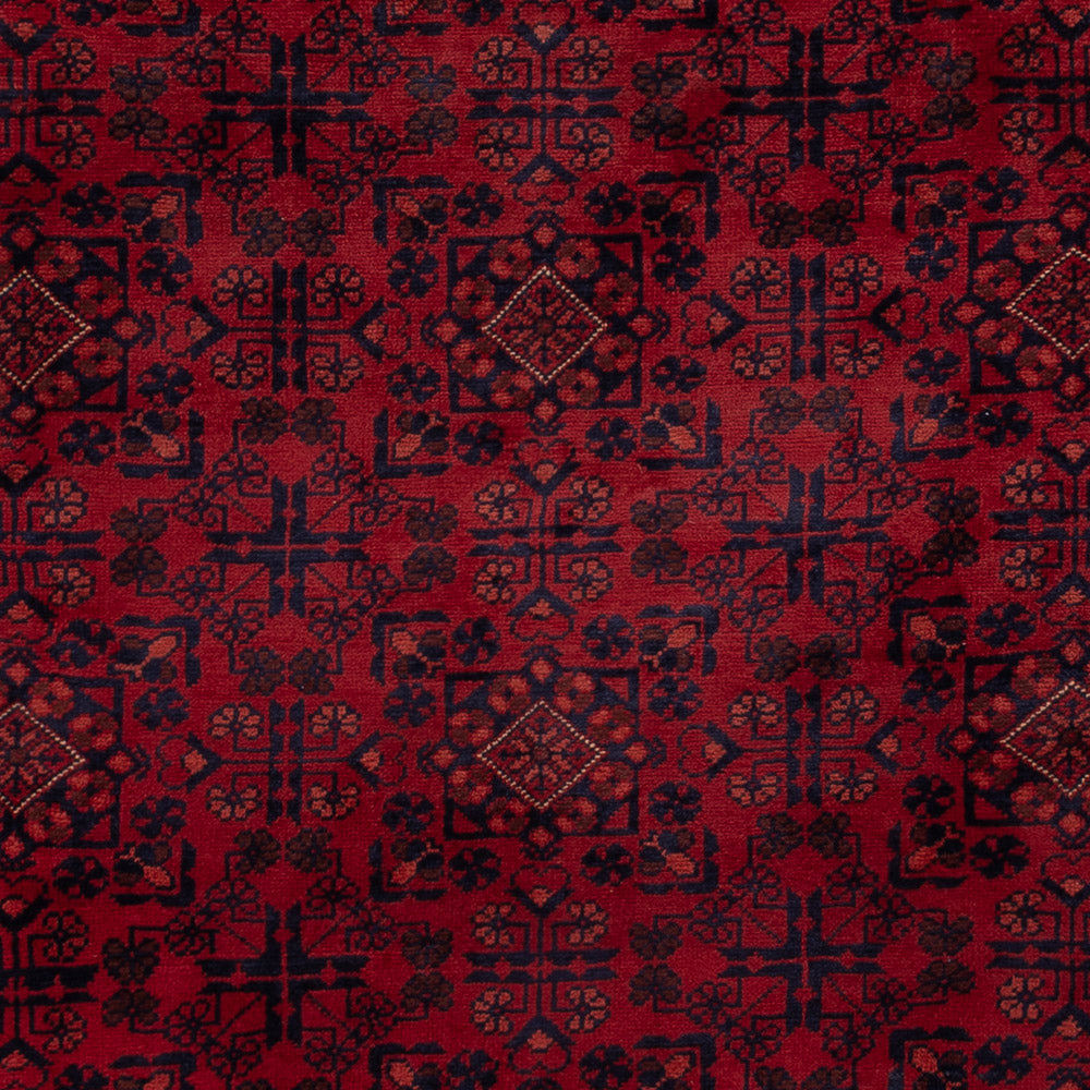 Afghan Rug - Kunduz - 237 x 175 cm - dark red