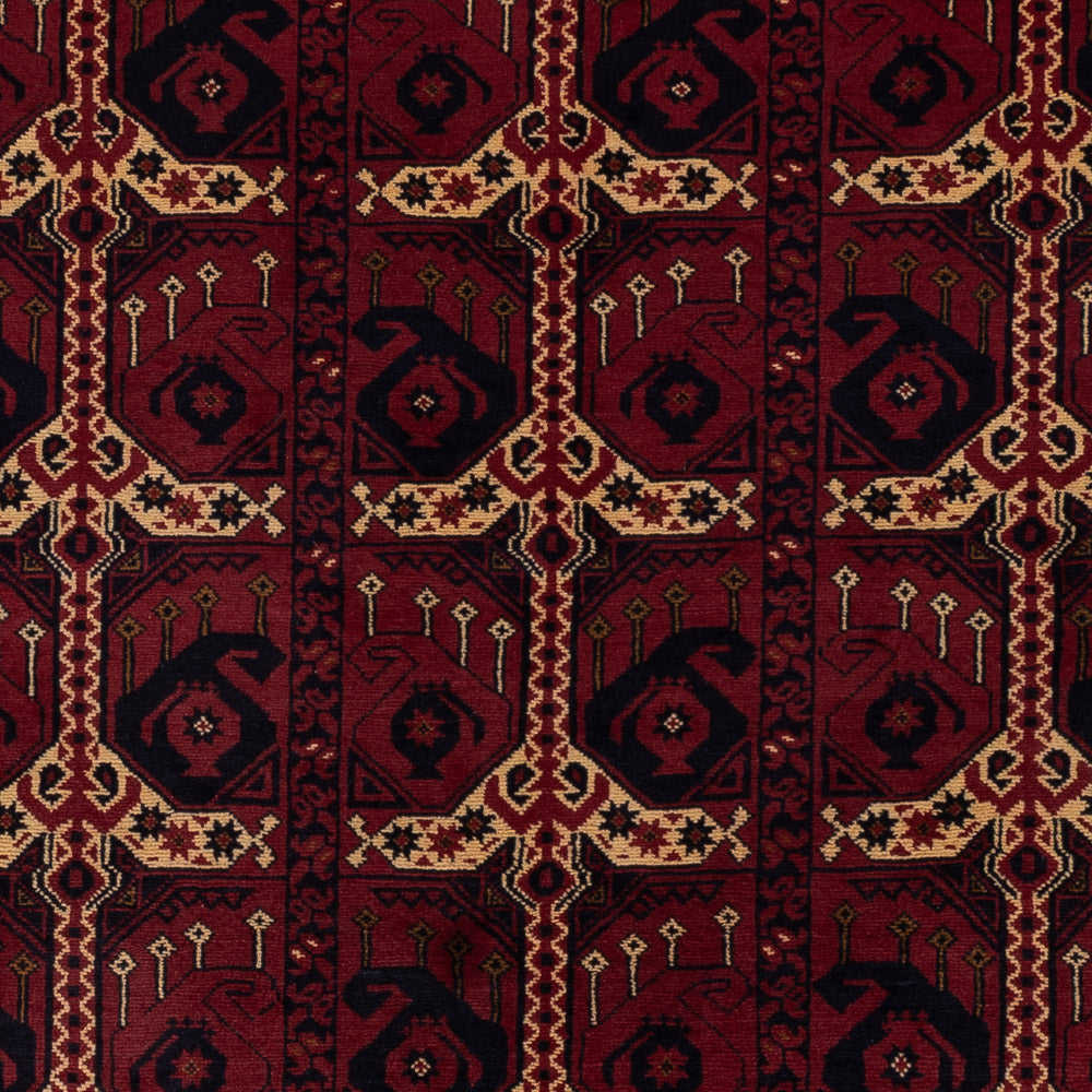 Afghan Rug - Kunduz - 238 x 163 cm - dark red