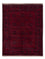 Afghan Rug - Royal - 203 x 161 cm - dark red