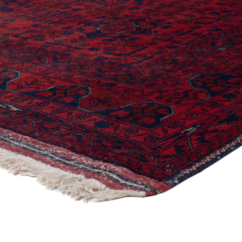 Afghan Rug - Royal - 203 x 161 cm - dark red