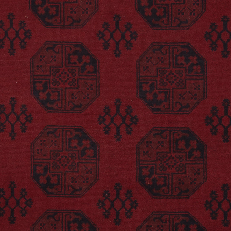 Afghan Rug - Filpa - 346 x 255 cm - dark red