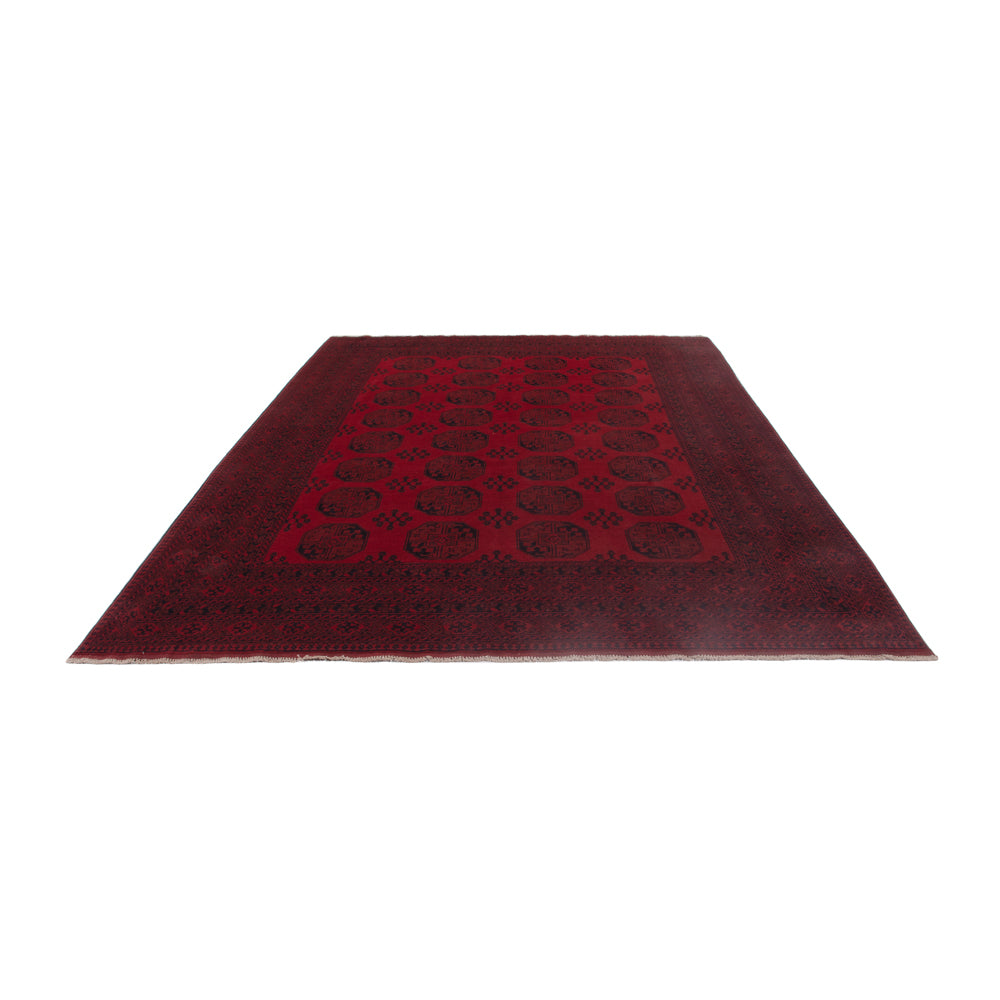 Afghan Rug - Filpa - 346 x 255 cm - dark red