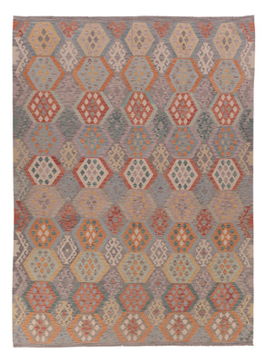 Kelim Rug - Splash - 380 x 281 cm - multicolored