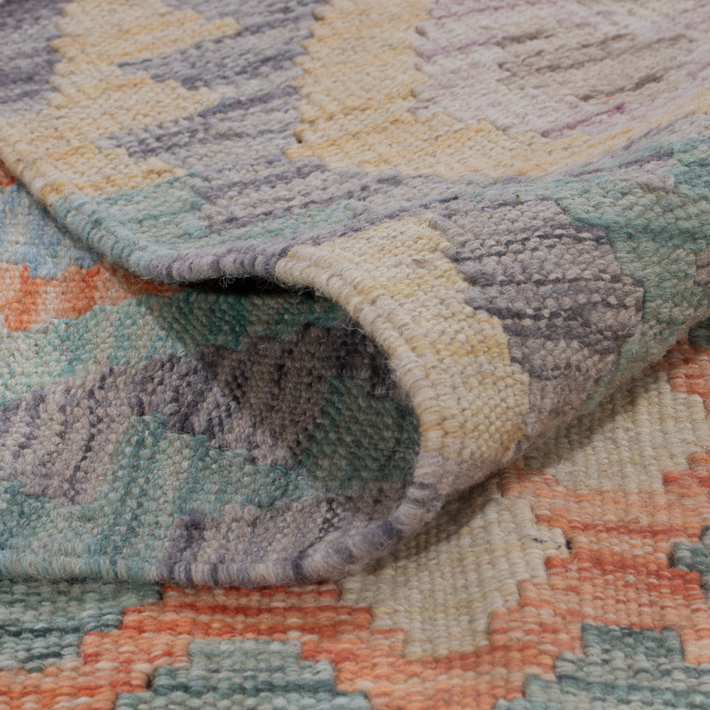 Kelim Rug - Splash - 340 x 244 cm - multicolored