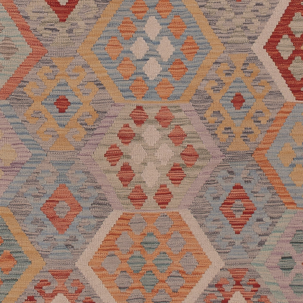 Kelim Rug - Splash - 367 x 256 cm - multicolored