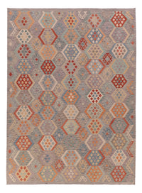 Kelim Rug - Splash - 353 x 262 cm - multicolored