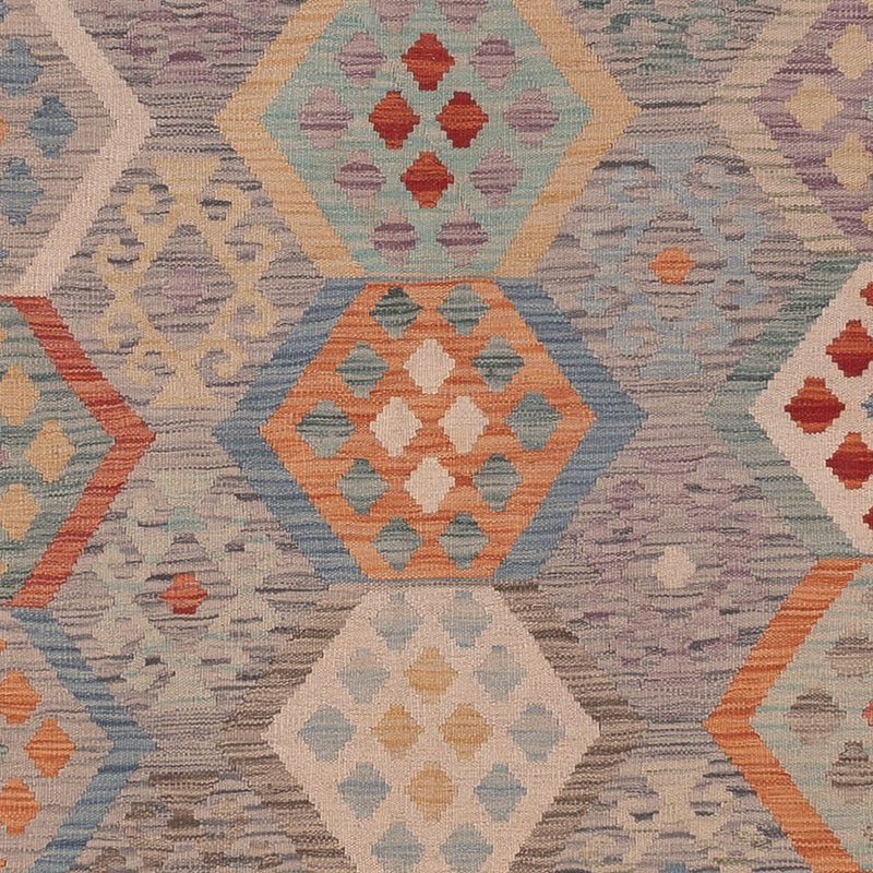 Kelim Rug - Splash - 353 x 262 cm - multicolored