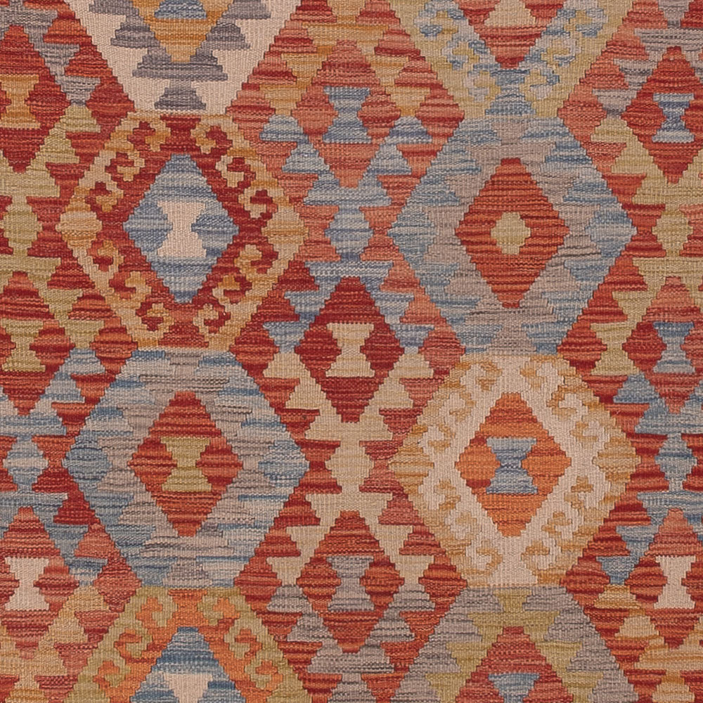 Kelim Rug - Splash - 349 x 258 cm - multicolored