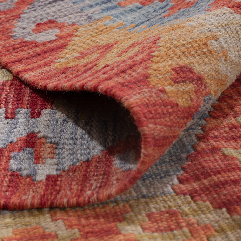 Kelim Rug - Splash - 349 x 258 cm - multicolored